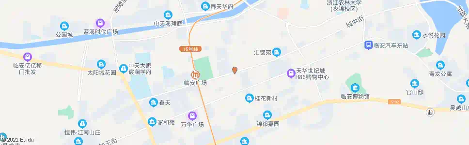 杭州天屹路口_公交站地图_杭州公交_妙搜公交查询2025