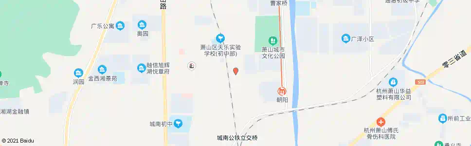 杭州蜀山街道办事处_公交站地图_杭州公交_妙搜公交查询2025