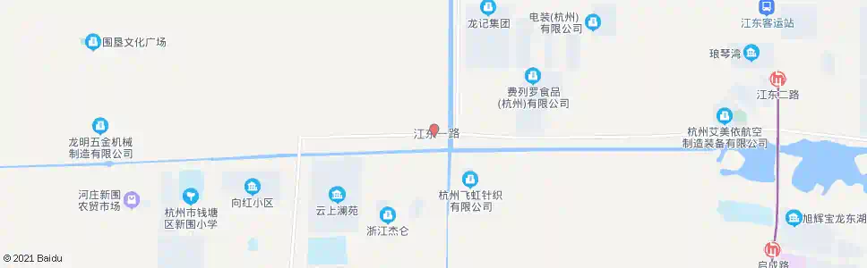 杭州群建闸口_公交站地图_杭州公交_妙搜公交查询2025