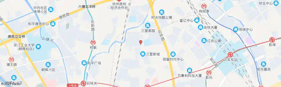 杭州百文路_公交站地图_杭州公交_妙搜公交查询2025