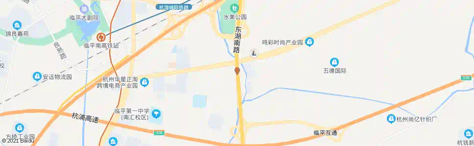 杭州东湖路东西大道口_公交站地图_杭州公交_妙搜公交查询2025