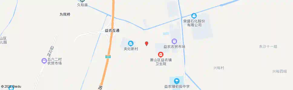 杭州益农桥_公交站地图_杭州公交_妙搜公交查询2025