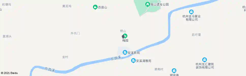 杭州安溪村_公交站地图_杭州公交_妙搜公交查询2025