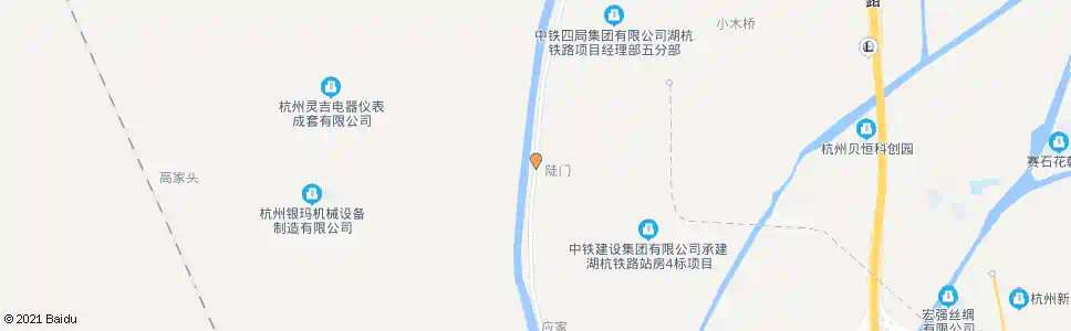 杭州西下陡门_公交站地图_杭州公交_妙搜公交查询2025