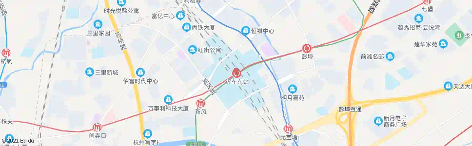 杭州衢州街东_公交站地图_杭州公交_妙搜公交查询2025