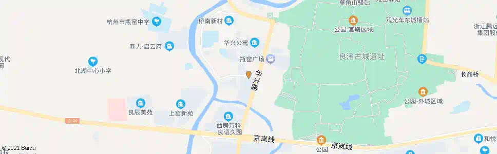 杭州华源凤城_公交站地图_杭州公交_妙搜公交查询2025