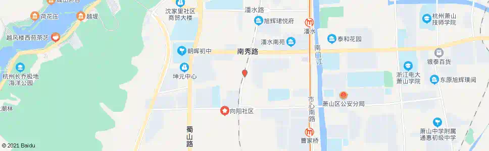 杭州戚家池叉口_公交站地图_杭州公交_妙搜公交查询2025