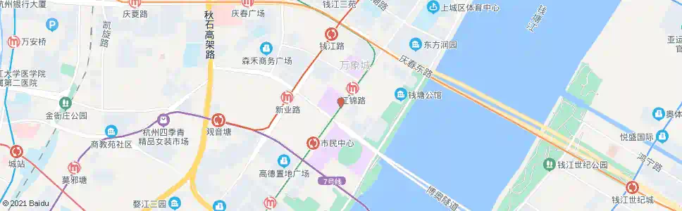 杭州富春路丹桂街口_公交站地图_杭州公交_妙搜公交查询2025
