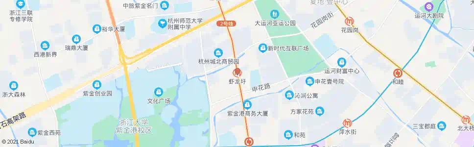 杭州虾龙圩_公交站地图_杭州公交_妙搜公交查询2025