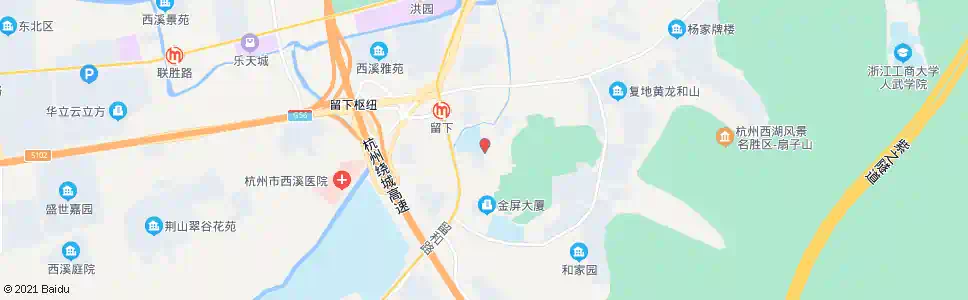 杭州留和家苑_公交站地图_杭州公交_妙搜公交查询2025