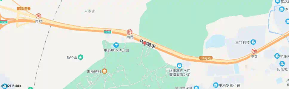 杭州白杨岭_公交站地图_杭州公交_妙搜公交查询2025
