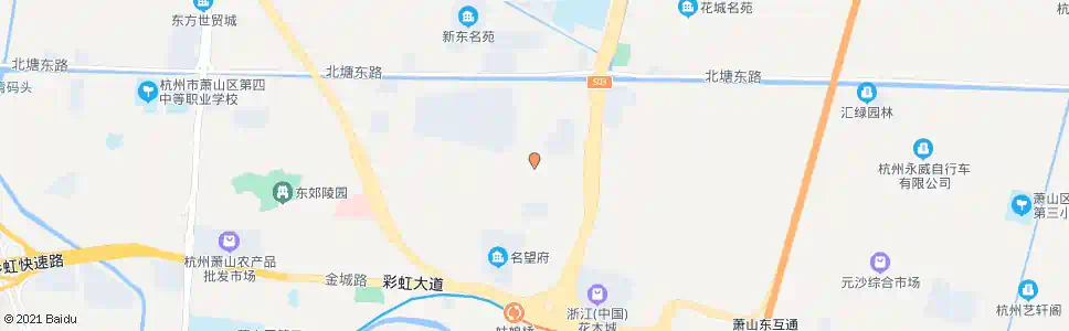 杭州福庆寺_公交站地图_杭州公交_妙搜公交查询2025