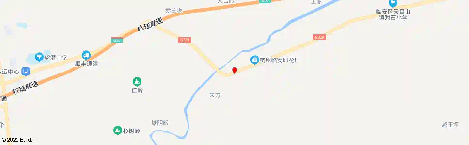 杭州朱方路口_公交站地图_杭州公交_妙搜公交查询2025