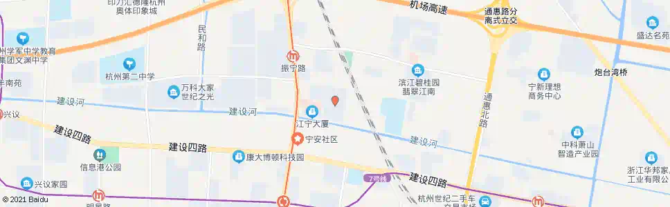杭州御庭园_公交站地图_杭州公交_妙搜公交查询2025