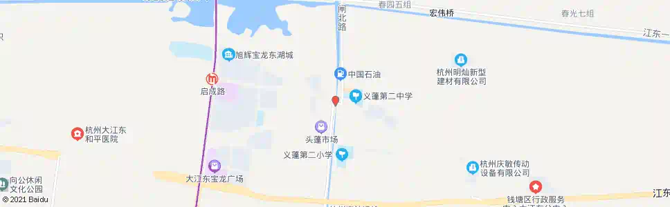 杭州头蓬一号桥_公交站地图_杭州公交_妙搜公交查询2025