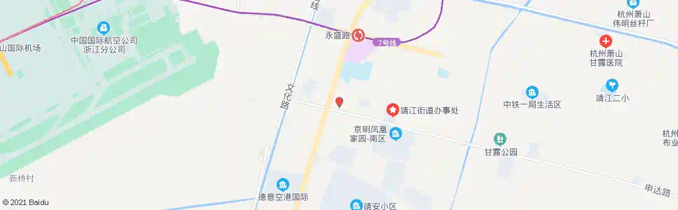 杭州靖江农行_公交站地图_杭州公交_妙搜公交查询2025