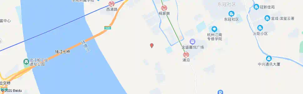 杭州潘家里(滨江区)_公交站地图_杭州公交_妙搜公交查询2025