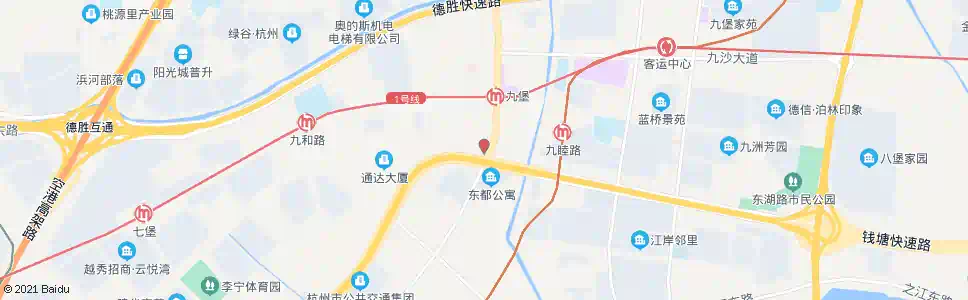 杭州东海加油站_公交站地图_杭州公交_妙搜公交查询2025