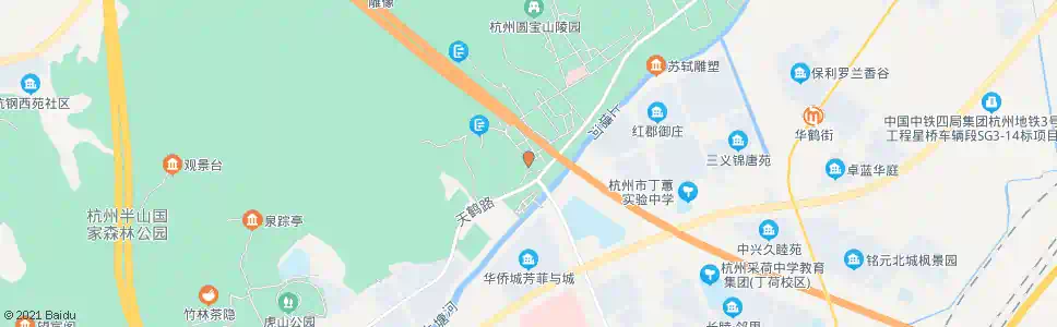 杭州赤岸桥_公交站地图_杭州公交_妙搜公交查询2025