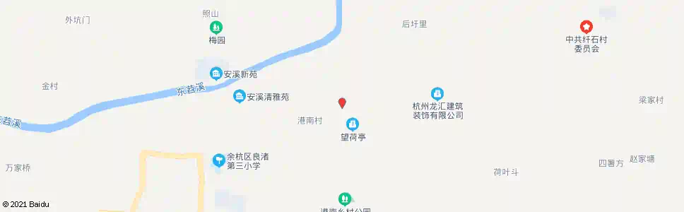 杭州后河村_公交站地图_杭州公交_妙搜公交查询2025