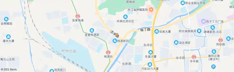杭州楼家园_公交站地图_杭州公交_妙搜公交查询2025