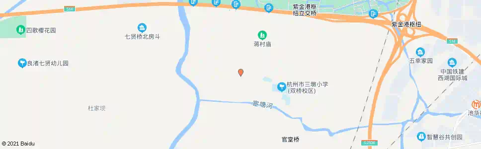 杭州百担里_公交站地图_杭州公交_妙搜公交查询2025