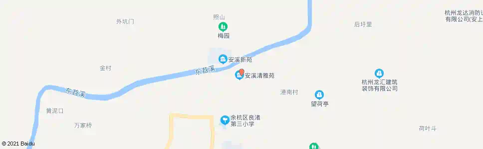 杭州安溪大桥_公交站地图_杭州公交_妙搜公交查询2025