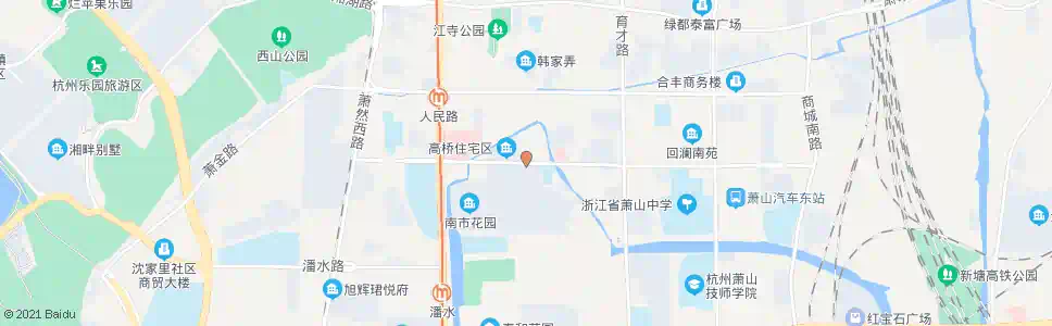 杭州高桥小区_公交站地图_杭州公交_妙搜公交查询2025