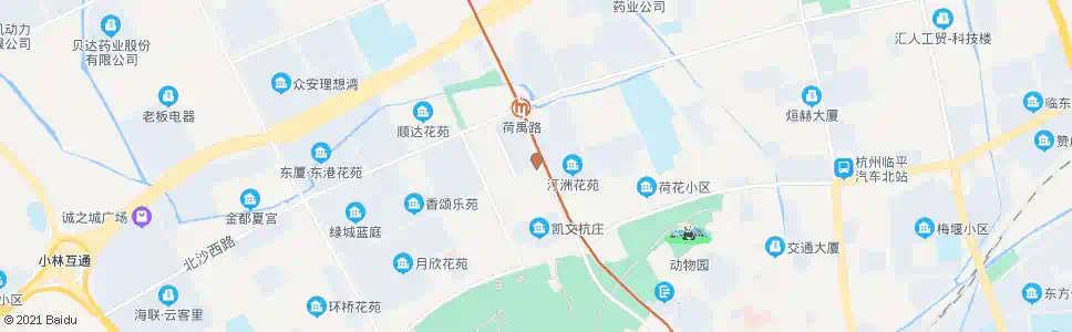杭州振兴西路荷禹路口_公交站地图_杭州公交_妙搜公交查询2025