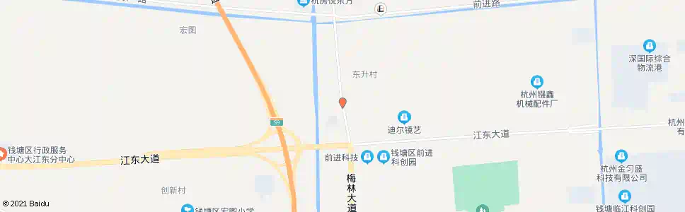 杭州临江村_公交站地图_杭州公交_妙搜公交查询2025