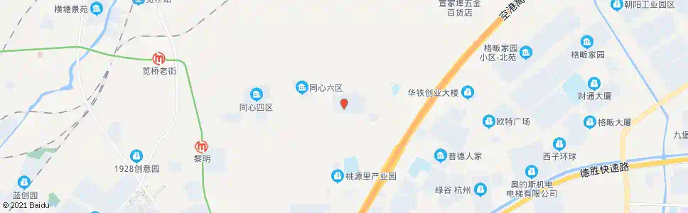 杭州黄家村_公交站地图_杭州公交_妙搜公交查询2025