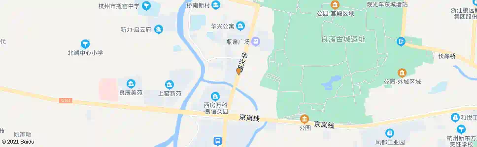 杭州凤城花苑_公交站地图_杭州公交_妙搜公交查询2025