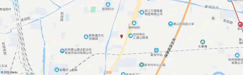 杭州东瑞四路03复线路口_公交站地图_杭州公交_妙搜公交查询2025