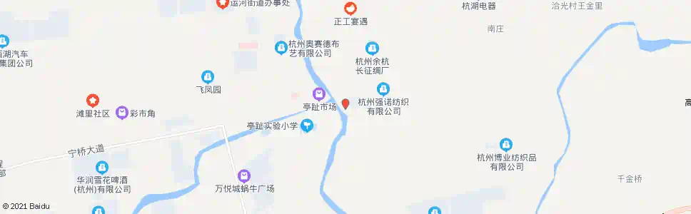 杭州永宁路口_公交站地图_杭州公交_妙搜公交查询2025