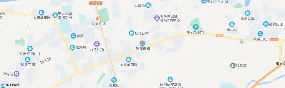 杭州锦都嘉园_公交站地图_杭州公交_妙搜公交查询2025