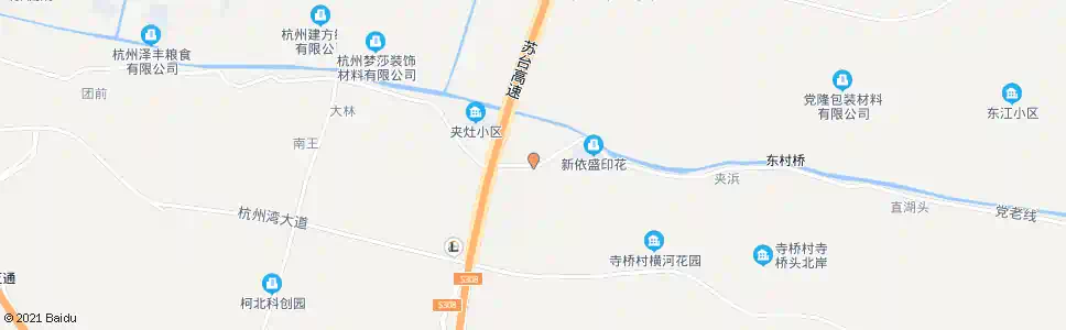 杭州夹灶村_公交站地图_杭州公交_妙搜公交查询2025