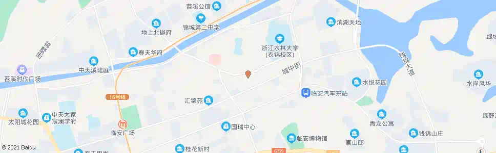杭州锦城新天地_公交站地图_杭州公交_妙搜公交查询2025