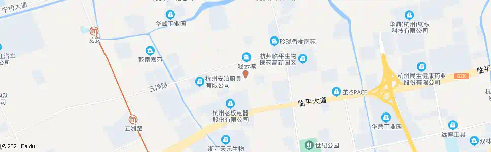 杭州塘宁路新洲路口_公交站地图_杭州公交_妙搜公交查询2025