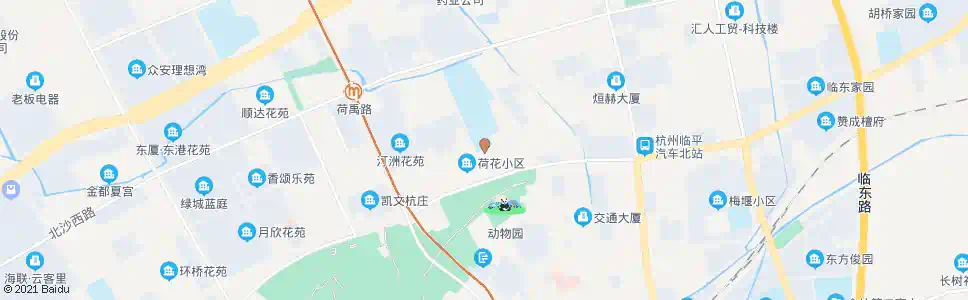 杭州荷花路碧荷街口_公交站地图_杭州公交_妙搜公交查询2025