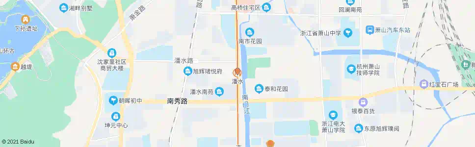 杭州潘水_公交站地图_杭州公交_妙搜公交查询2025