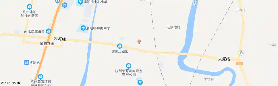 杭州谢家南_公交站地图_杭州公交_妙搜公交查询2025