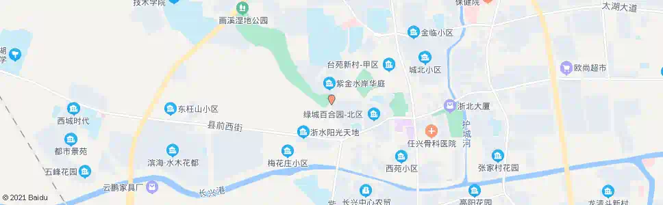 湖州水岸华庭_公交站地图_湖州公交_妙搜公交查询2025