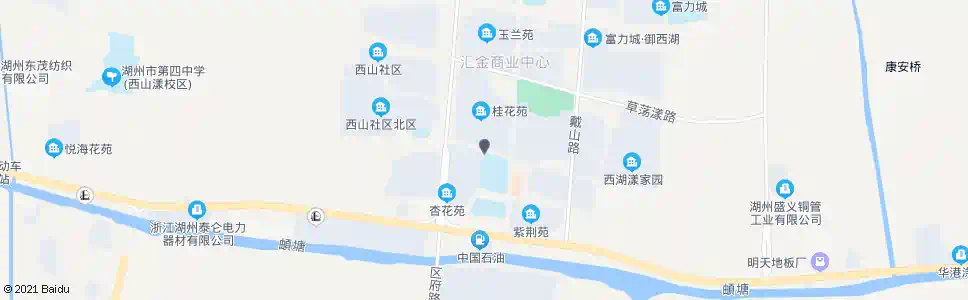 湖州桂花苑南_公交站地图_湖州公交_妙搜公交查询2025