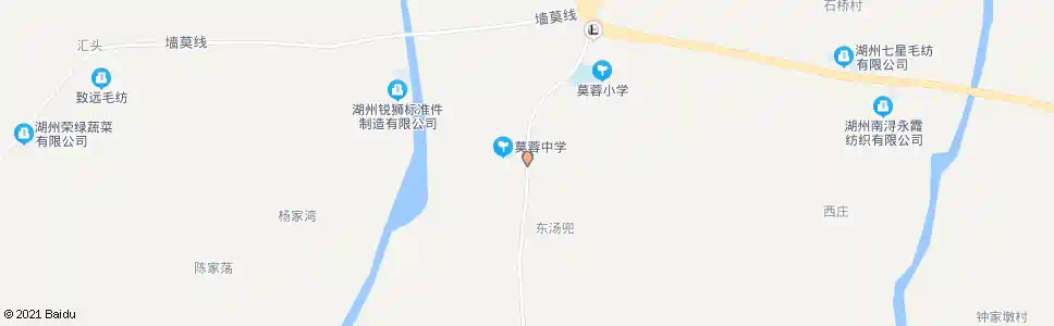 湖州莫蓉中学_公交站地图_湖州公交_妙搜公交查询2025