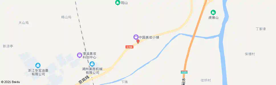 湖州上沈岭_公交站地图_湖州公交_妙搜公交查询2025