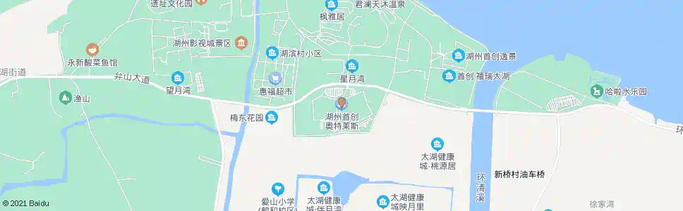 湖州首创奥特莱斯_公交站地图_湖州公交_妙搜公交查询2025