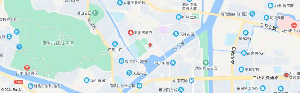 湖州图书馆_公交站地图_湖州公交_妙搜公交查询2025
