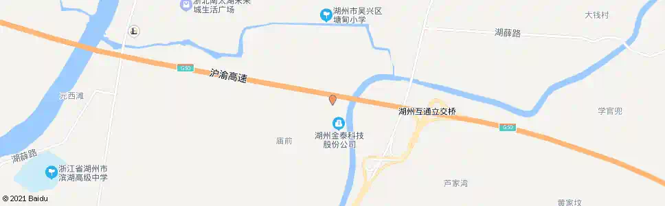 湖州北抖角_公交站地图_湖州公交_妙搜公交查询2025