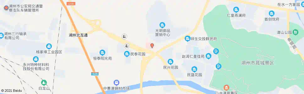 湖州中心医院开发区分院_公交站地图_湖州公交_妙搜公交查询2025