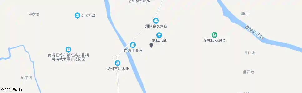 湖州花林_公交站地图_湖州公交_妙搜公交查询2025